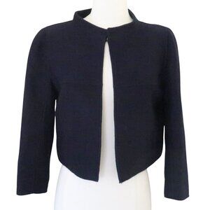 COURREGES Navy wool blend jacket sz 10